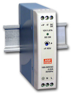 10 W napájací zdroj na DIN lištu MDR-10-15 10 W napájací zdroj na DIN lištu MDR-10-15