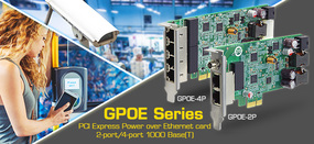 GPOE PCIe rozširujúce karty GPOE PCIe rozširujúce karty
